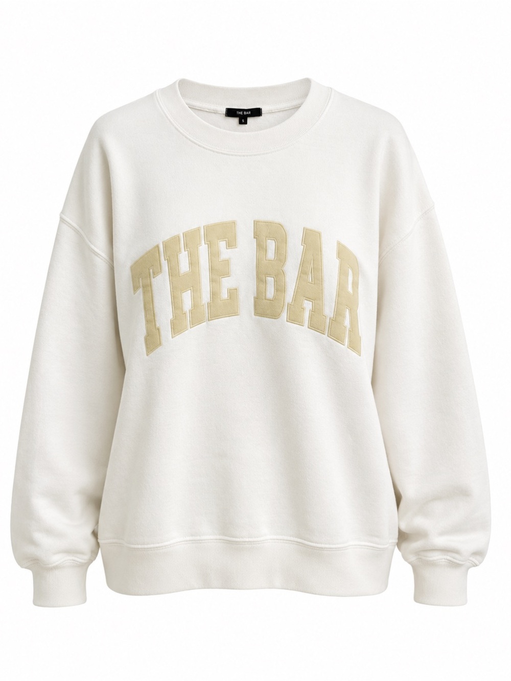 The Bar Varsity Sweatshirt with Gold Logo Women’s Size L